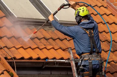 Démoussage et hydrofuge de toiture à Trondes